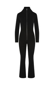 The Rib Highneck Jumpsuit Black