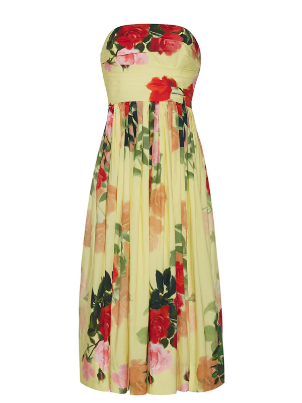 Daria Dress in Le Rose Yellow
