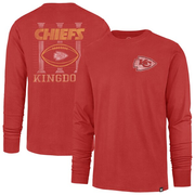 Men's '47 Red Kansas City Chiefs Regional Backer Franklin Long Sleeve T-Shirt