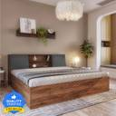 Wakefit Orion Upholstered Engineered Wood King Box Bed