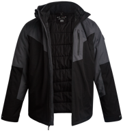 Mens 3 in 1 Jacket - Black
