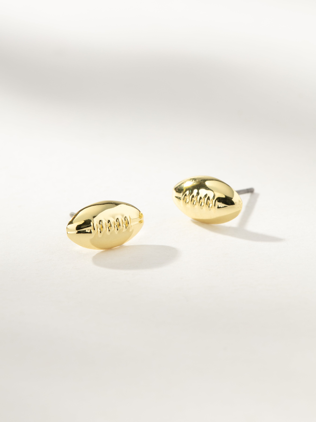 Football Stud Earrings