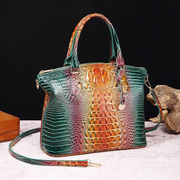 Free Shipping-Women's Retro Crocodile Pattern Portable Messenger Bag