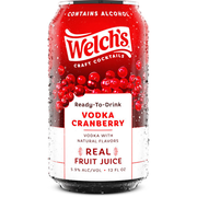Welch's Craft Cocktails Vodka Cranberry Ready-To-Drink 4-Pack 12oz Cans