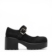 TIRA Black Mary Jane Shoes 'Suede Edition'