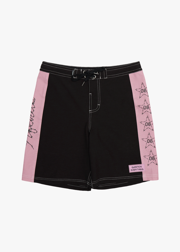 AFENDS Mens Valentine - Surf Related Boardshort 19" - Black