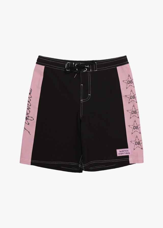 AFENDS Mens Valentine - Surf Related Boardshort 19" - Black