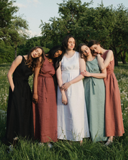 Long linen dress BORACAY in Various colors