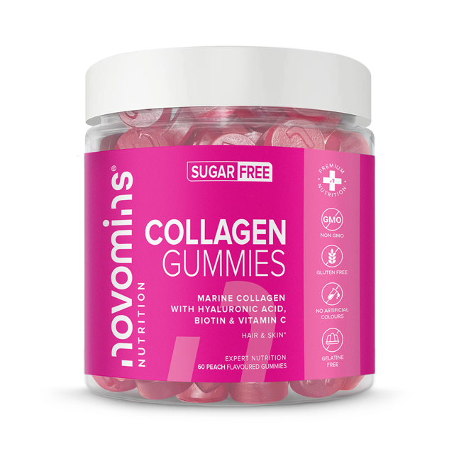Novomins Collagen Sugar-Free Peach-Flavoured 60 Gummies