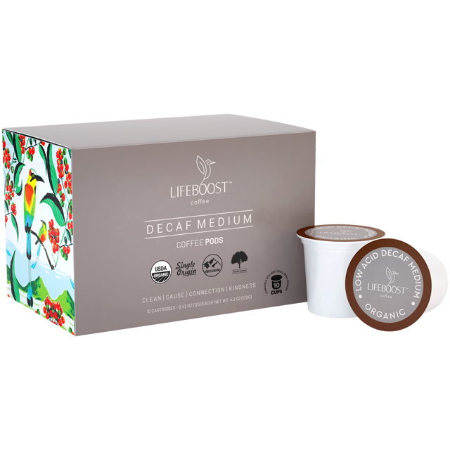 Medium Roast Decaf Coffee Pods