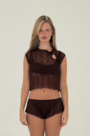 Mariposa Keyhole Tee