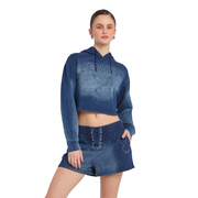 Fray Boy Crop Sweatshirt