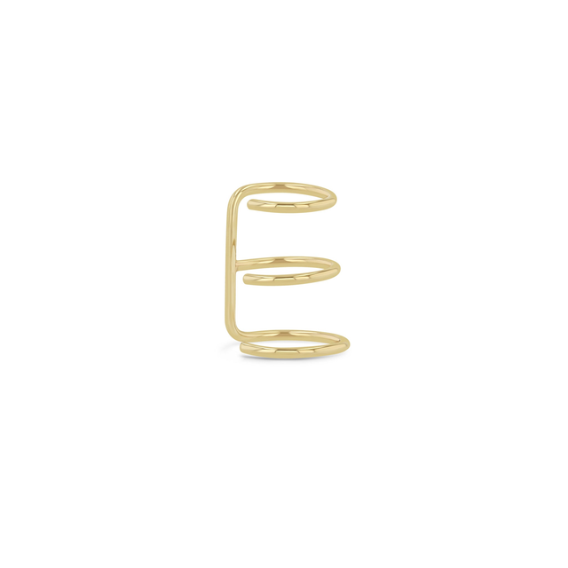 14k Gold Triple Wire Ear Cuff