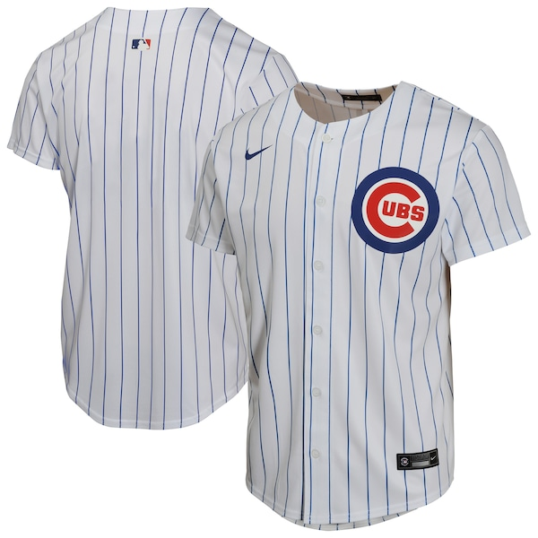 Youth Chicago Cubs Nike White Home Game Jersey