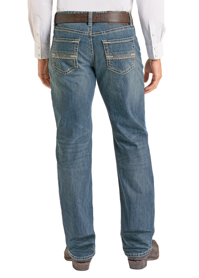 Relaxed Fit Classic Ladder V Stackable Bootcut Jeans
