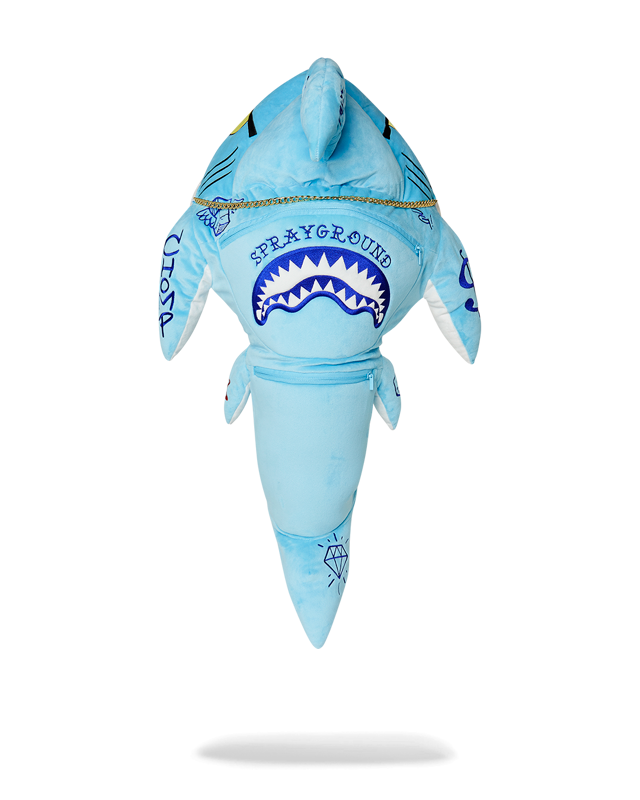 STUFFED SAVAGE HOODY BACKPACK SHARK