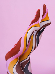 COCO tights Burgundy Wave