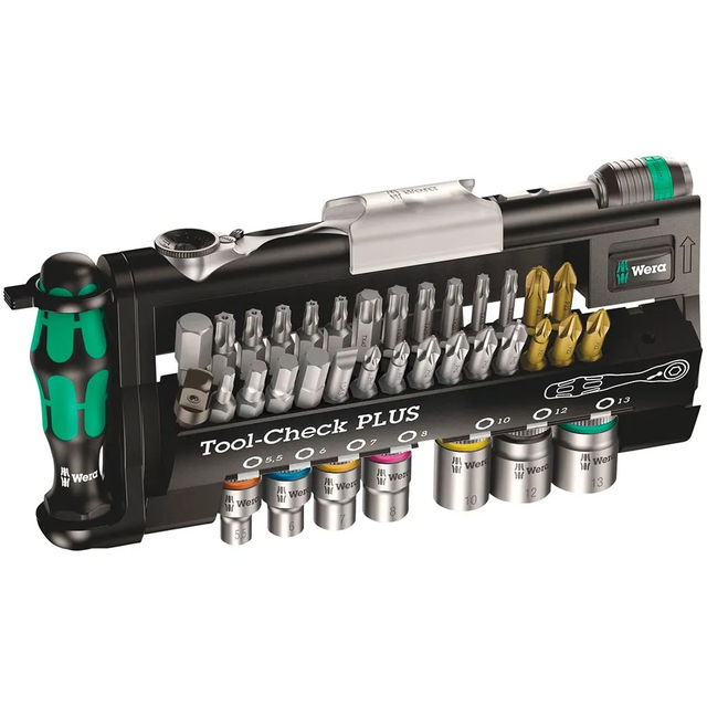 Wera Destornillador portapuntas Tool-Check Plus