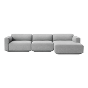 Develius Models E & F - 3-Seater Sofa w/ Chaise