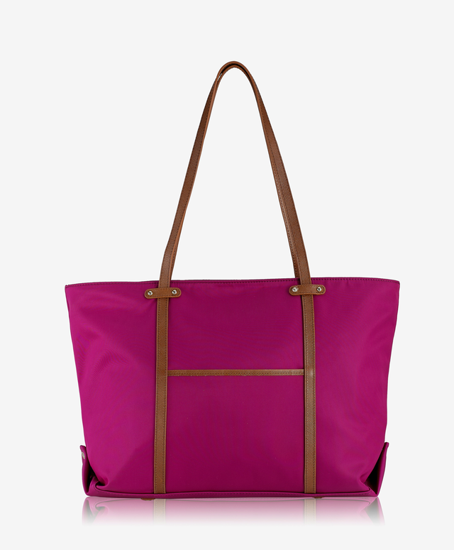 Pink Union Square Tote Italian Nylon