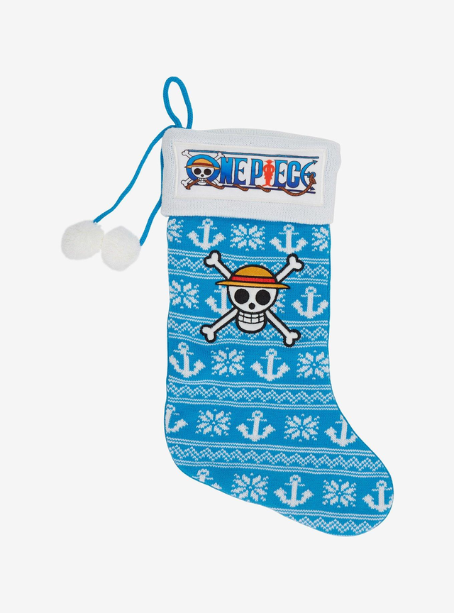 One Piece Straw Hat Jolly Roger Stocking