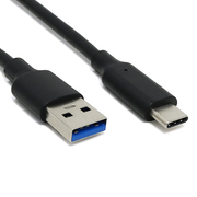 USB-A to USB-C Cable - Black