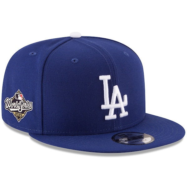 Men's Los Angeles Dodgers New Era Royal 2025 World Series Side Patch 9FIFTY Snapback Hat