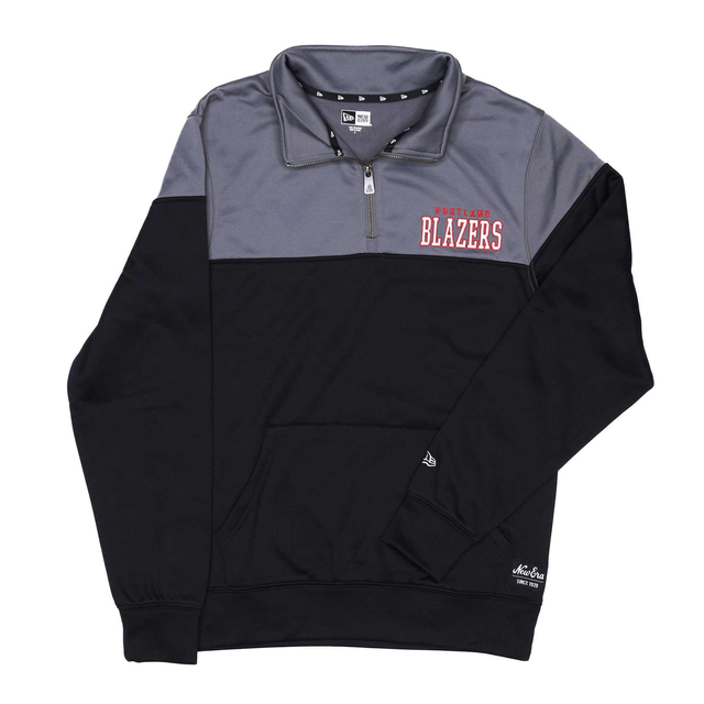 Portland Trail Blazers New Era Top Quarter Zip