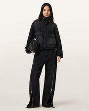 Clay Denim Cropped Jacket