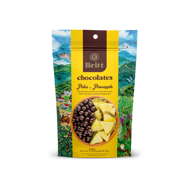 DARK CHOCOLATE COVERED PINEAPPLE