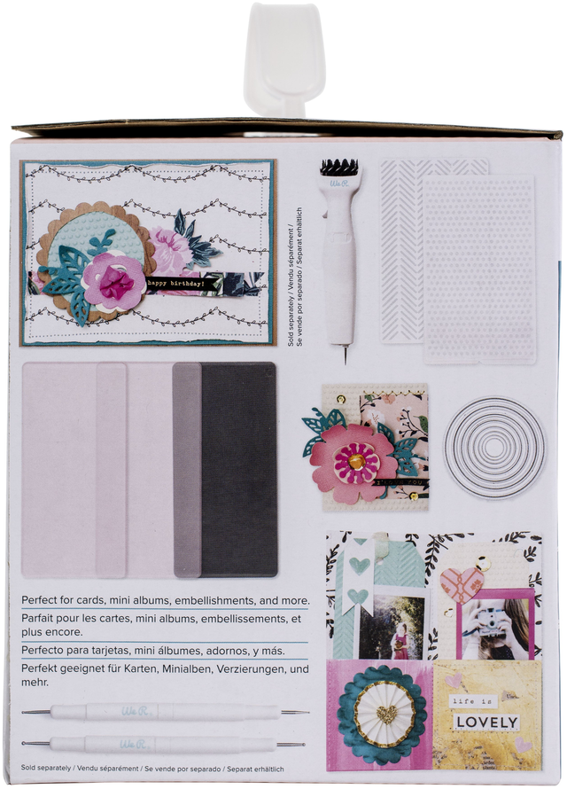 Mini Evolution Die Cut Machine Kit-Pink