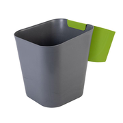 Divided Trash and Recycling Bin