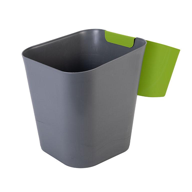 Divided Trash and Recycling Bin