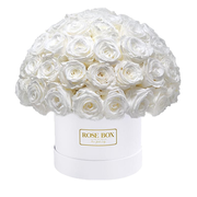 Custom Signature Extra Large Half Ball of 80 Roses