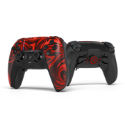 Caustic Red PS5 Aim Controller