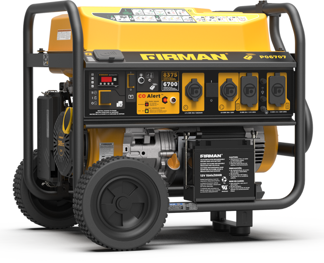 GAS PORTABLE GENERATOR 8375W REMOTE START 120/240V