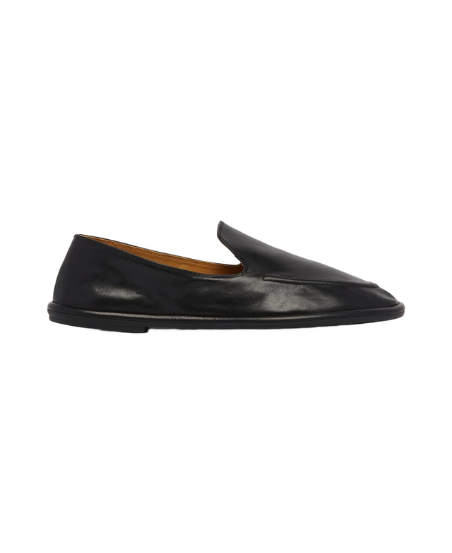 Black Leather Loafers