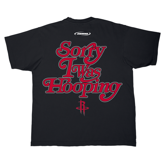Men's Houston Rockets SEEN Sorry I Was Hooping T-Shirt