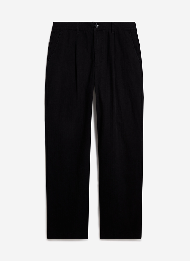 Program Pleated Trousers | Cotton | Black