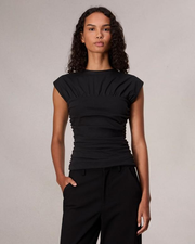 Mica Banded Cotton Top