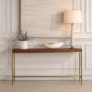 Uttermost Moran Burl Console Table