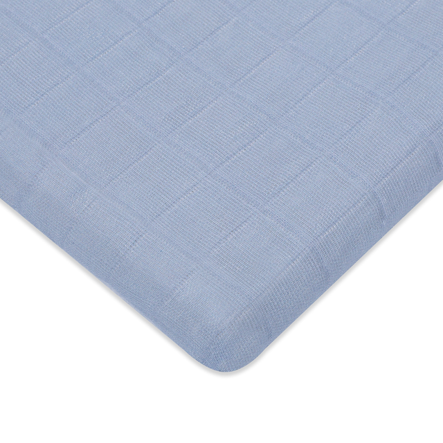 All-Stages Bassinet Sheet in GOTS Certified Organic Muslin Cotton