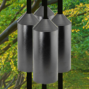 Audubon Torpedo Squirrel Baffles Black 6 dia Pack of 4