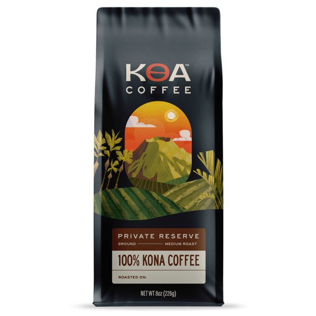 Private Reserve Medium Roast Ground 100% Kona Coffee