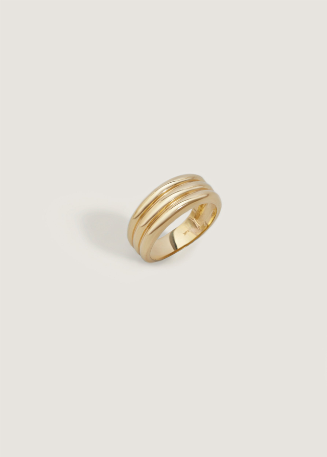Françoise Layered Ellipse Ring