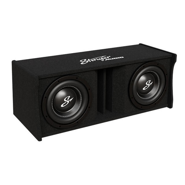 Dual 12" 1,400 Watt (RMS) Loaded Ported Subwoofer Box Enclosure (1,400 Watts RMS/2,400 Watts Max)