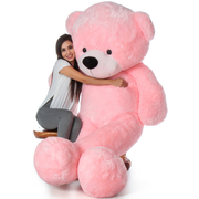 7 Foot Life Size Pink Giant Teddy Bear Cuddles - The BIGGEST Teddy Bear!