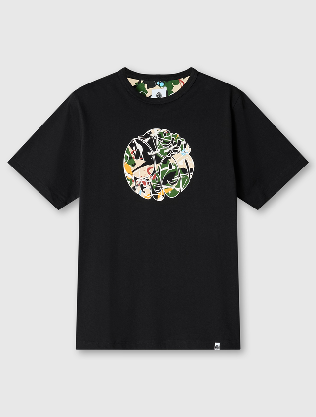 Black Convergence Logo T-Shirt