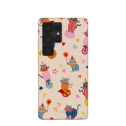 Seashell Cat Clowns Samsung Galaxy S25 Ultra Case