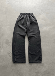 AKIMBO STRAIGHT-LEG SWEATPANTS - FADED BLACK